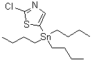 structure of CAS# 889672-73-5, 2-Chloro-5-(tributylstannyl)thiazole