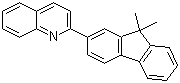 结构式 CAS# 889750-37-2, 2-(9,9-二甲基-9H-芴-2-基)喹啉