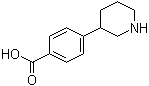 structure of CAS# 889942-43-2, 4-(Piperidin-3-yl)benzoic acid
