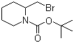 2-(Bromomethyl)-1-piperidinecarboxylic acid tert-butyl ester molecular structure (CAS 889942-58-9)