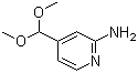 4-(Dimethoxymethyl)-2-pyridinamine molecular structure (CAS 889945-19-1)
