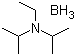 结构式 CAS# 88996-23-0, N,N-二异丙基乙基胺硼烷络合物