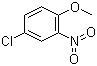 4-氯-2-硝基苯甲醚分子结构 (CAS 89-21-4)