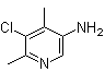 structure of CAS# 890092-26-9, 5-Chloro-4,6-dimethyl-3-pyridinamine