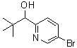5-Bromo-alpha-(1,1-dimethylethyl)-2-pyridinemethanol molecular structure (CAS 890151-02-7)