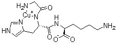 结构式 CAS# 89030-95-5, GHK 铜; [N2-(N-甘氨酰-L-组氨酰)-L-赖氨酸]铜