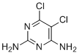 5,6-Dichloropyrimidine-2,4-diamine molecular structure (CAS 89033-89-6)