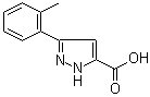 3-(2-甲基苯基)-1H-吡唑-5-羧酸分子结构 (CAS 890621-41-7)