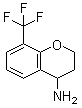 3,4-Dihydro-8-(trifluoromethyl)-2H-1-benzopyran-4-amine molecular structure (CAS 890839-70-0)