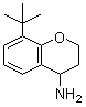 structure of CAS# 890839-83-5, 8-tert-Butylchroman-4-amine;8-(tert-butyl)-3,4-dihydro-2H-1-benzopyran-4-amine