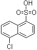 5-Chloro-1-naphthalenesulfonic acid molecular structure (CAS 89108-43-0)