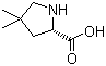 结构式 CAS# 891183-50-9, 4,4-二甲基-L-脯氨酸