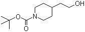 structure of CAS# 89151-44-0, 1-Boc-4-(2-hydroxyethyl)piperidine;N-(tert-Butoxycarbonyl)-4-piperidineethanol; 4-(2-Hydroxyethyl)piperidine-1-carboxylic acid tert-butyl ester