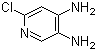 3,4-二氨基-6-氯吡啶分子结构 (CAS 89182-17-2)