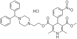 盐酸马尼地平分子结构 (CAS 89226-75-5)