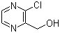 3-Chloro-2-pyrazinemethanol molecular structure (CAS 89283-32-9)