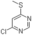 4-氯-6-甲硫基嘧啶分子结构 (CAS 89283-48-7)