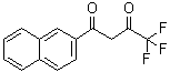 4-(2-萘基)-1,1,1-三氟丁烷-2,4-二酮分子结构 (CAS 893-33-4)