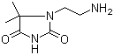 1-(2-氨基乙基)-5,5-二甲基-2,4-咪唑烷二酮分子结构 (CAS 893433-60-8)