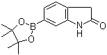 2-氧代吲哚啉-6-硼酸频哪醇酯分子结构 (CAS 893441-85-5)