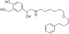 Salmeterol molecular structure (CAS 89365-50-4)