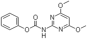 4,6-Dimethoxy-2-(phenoxycarbonyl)aminopyrimidine molecular structure (CAS 89392-03-0)