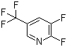结构式 CAS# 89402-42-6, 2,3-二氟-5-(三氟甲基)吡啶