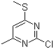 结构式 CAS# 89466-59-1, 2-氯-4-甲基-6-甲硫基嘧啶