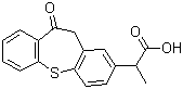 Zaltoprofen molecular structure (CAS 89482-00-8)