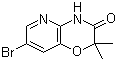 7-溴-2,2-二甲基-2H-吡啶并[3,2-b]-1,4-恶嗪-3(4H)-酮分子结构 (CAS 894852-01-8)