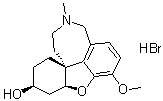 结构式 CAS# 89505-76-0, 力可拉敏氢溴酸盐