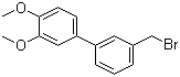 3'-溴甲基-3,4-二甲氧基联苯分子结构 (CAS 895242-33-8)