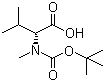 N-[(tert-Butoxy)carbonyl]-N-methyl-D-valine molecular structure (CAS 89536-85-6)