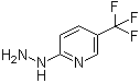 structure of CAS# 89570-85-4, 2-Hydrazino-5-(trifluoromethyl)pyridine;2-Hydrazinyl-5-(trifluoromethyl)pyridine