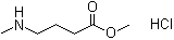 Methyl 4-(methylamino)butanoate hydrochloride molecular structure (CAS 89584-24-7)