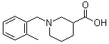 1-[(2-Methylphenyl)methyl]-3-piperidinecarboxylic acid molecular structure (CAS 896047-10-2)
