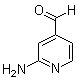 结构式 CAS# 89640-61-9, 2-氨基-4-吡啶甲醛