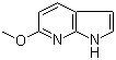 结构式 CAS# 896722-53-5, 6-甲氧基-7-氮杂吲哚