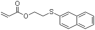 2-Naphthalenylthioethyl acrylate molecular structure (CAS 897049-32-0)