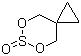 1,1-Cyclopropanedimethanol cyclic sulfite molecular structure (CAS 89729-09-9)