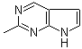 2-甲基-7H-吡咯并[2,3-d]嘧啶分子结构 (CAS 89792-07-4)