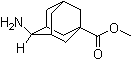(E)-4-Aminoadamantane-1-carboxylic acid methyl ester molecular structure (CAS 898265-48-0)