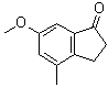 structure of CAS# 89837-18-3, 2,3-Dihydro-6-methoxy-4-methyl-1H-inden-1-one;6-Methoxy-4-methylindan-1-one