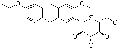 Luseogliflozin molecular structure (CAS 898537-18-3)