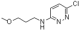 6-氯-N-(3-甲氧基丙基)-3-哒嗪胺分子结构 (CAS 898656-60-5)
