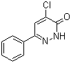 4-Chloro-6-phenyl-3(2H)-pyridazinone molecular structure (CAS 89868-14-4)