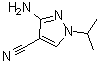 结构式 CAS# 89897-29-0, 3-氨基-1-异丙基-1H-吡唑-4-甲腈