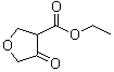 结构式 CAS# 89898-51-1, 四氢-4-氧代-3-呋喃甲酸乙酯