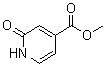 结构式 CAS# 89937-77-9, 2-氧代-1,2-二氢-4-吡啶羧酸甲酯