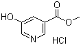 5-Hydroxynicotinic acid methyl ester hydrochloride molecular structure (CAS 89937-78-0)